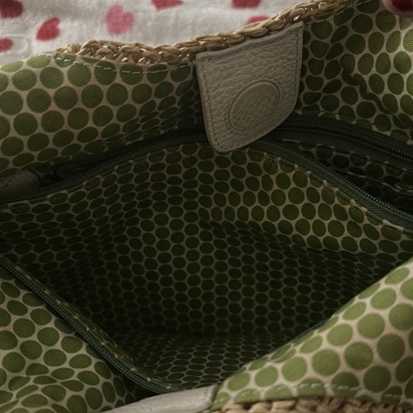 Floral Woven Tan Bag - Picture 3 of 5